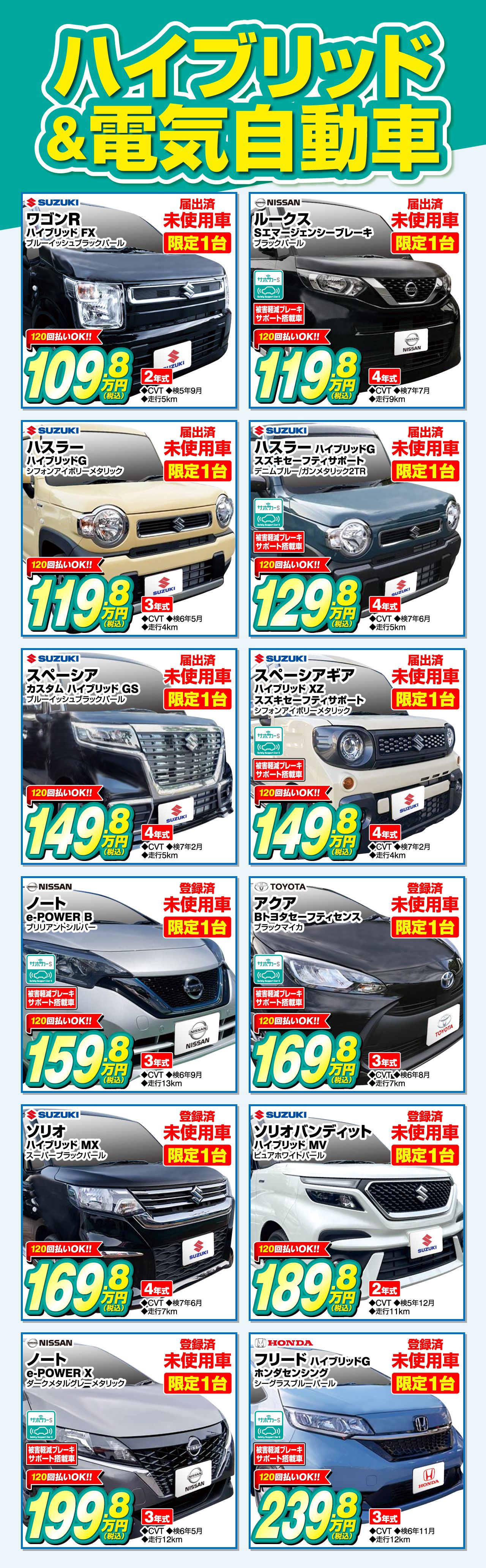 ハイブリッド・電気自動車