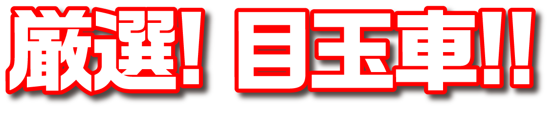 厳選！目玉車！